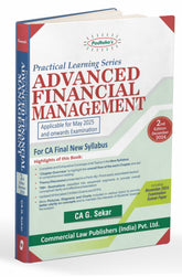 Commercial's Padhuka's (Practical Learning Series) Advanced Financial Management Book for CA Final by CA G Sekar